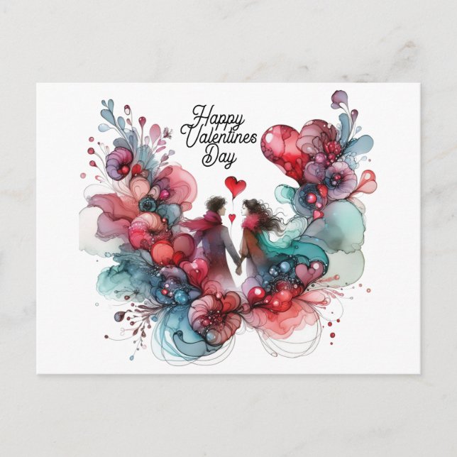 Joyeuses cartes postales de la Saint-Valentin (Devant)