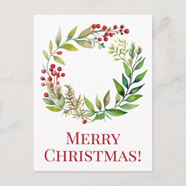 Joyeuses cartes postales de Noël (Devant)