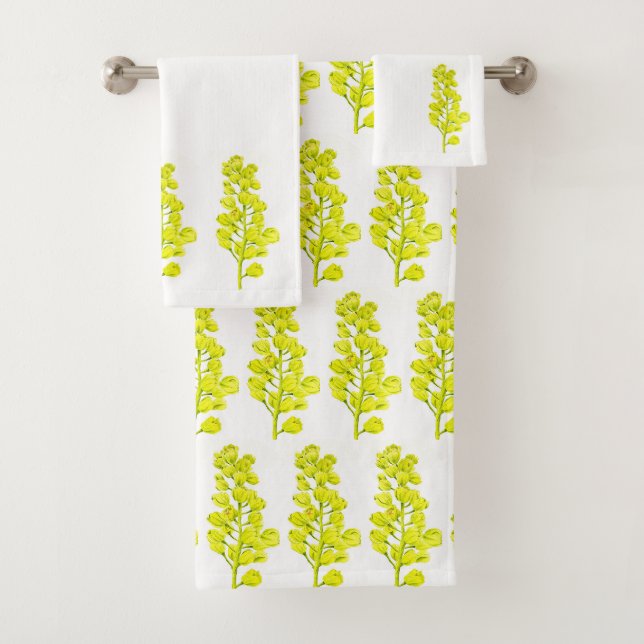 "Joyeuses cartes" sur un ensemble de serviettes de (En situation)