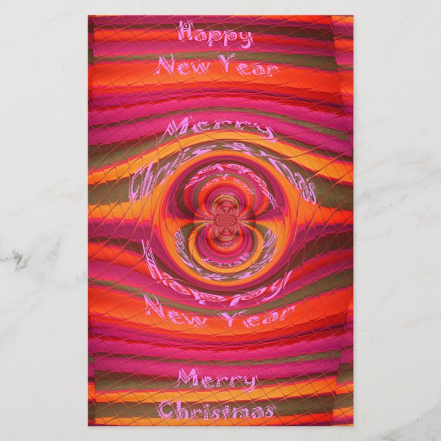 Joyeuses Couleurs Joyeux Noël Bonne Année Desig (Devant)