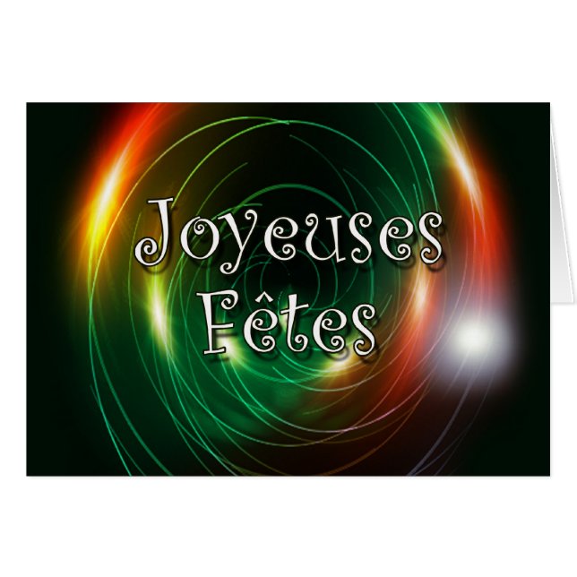 Joyeuses Fêtes (Devant horizontal)