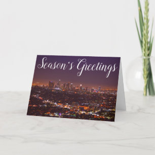 Joyeuses fêtes – Carte de vœux de Los Angeles