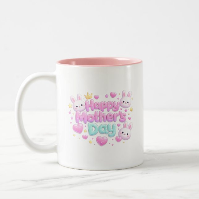 Joyeuses Fêtes des Mères - Mug Bubble Bunny (Gauche)