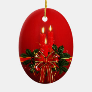 Joyeuses fêtes en céramique ornement