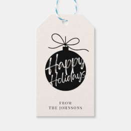 Joyeuses Fêtes | Étiquettes de Cadeaux Personnalis