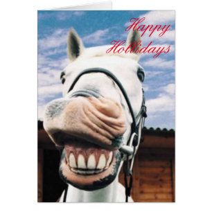 Joyeuses fêtes Horse Cartes