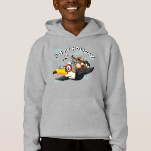 Joyeuses fêtes   Sweat - shirt à capuche de repous