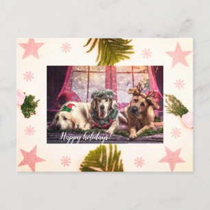 Joyeuses Fêtes Yappy, Carte de Vœux pour Animaux