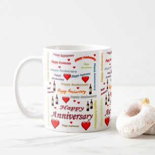 Joyeuses Mugs d'anniversaire