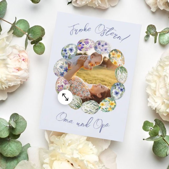 Joyeuses Pâques Carte de Pâques Photo Carte (Créateur téléchargé)