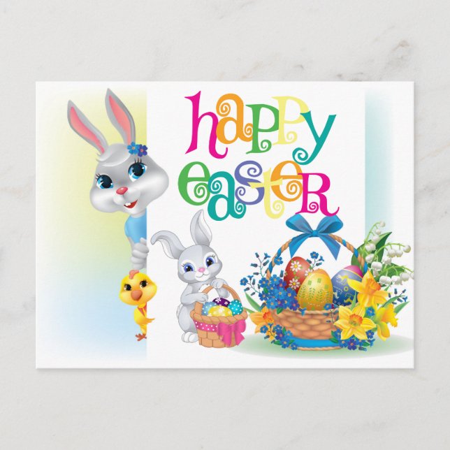 Joyeuses Pâques Carte postale (Devant)