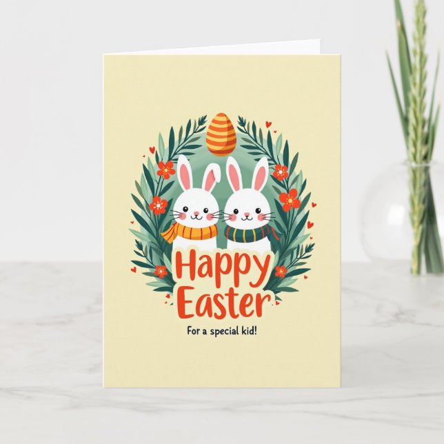 Joyeuses Pâques Carte spéciale enfant (Devant)