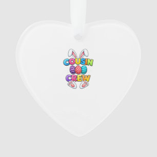 Joyeuses Pâques Cousin Crew Lapin Famille T-Shirt 