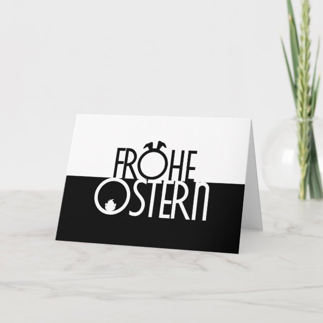 Joyeuses Pâques élégantes pour vos proches ! Carte (Devant)