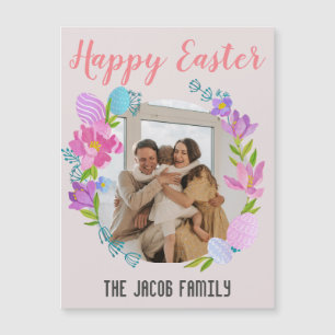 Joyeuses Pâques famille, lapin de Pâques famille u