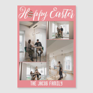 Joyeuses Pâques famille, Pâques quatre photos mont