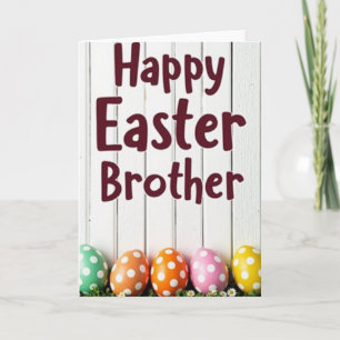 Joyeuses Pâques, frère, carte