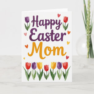 Joyeuses Pâques Maman Carte de Printemps