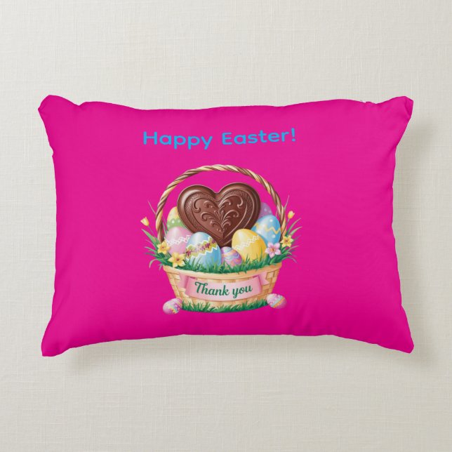Joyeuses Pâques ! Merci ! Coussin (Devant)