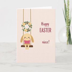 Joyeuses Pâques Nièce Carte Mignonne