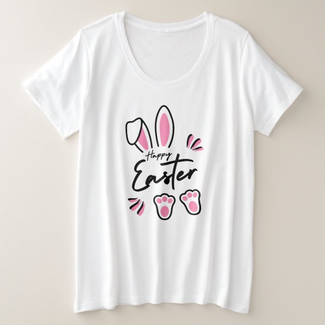 Joyeuses Pâques (Rose) (Design devant)