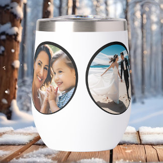 Joyeuses photos de famille Tumbler Isolé