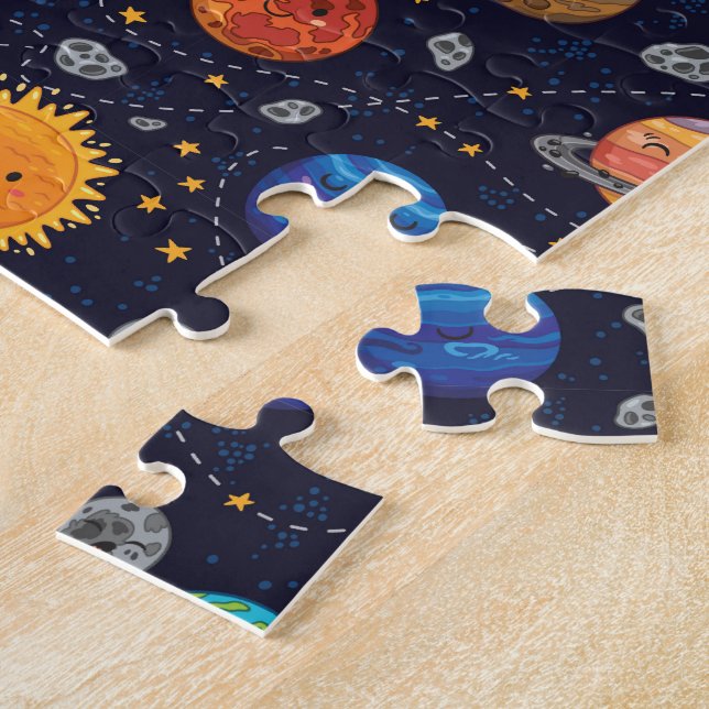 Joyeuses Planètes Jigsaw Puzzle Puzzle (Côté)