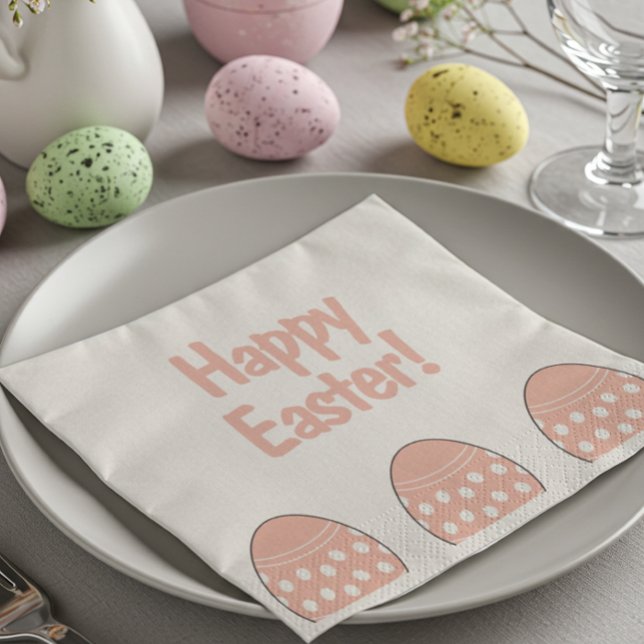 Joyeuses serviettes en papier de Pâques (Créateur téléchargé)