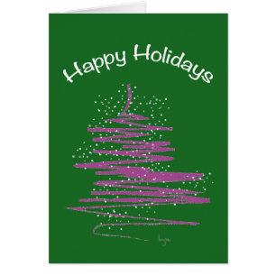 Joyeuses vacances avec arbre personnalisé