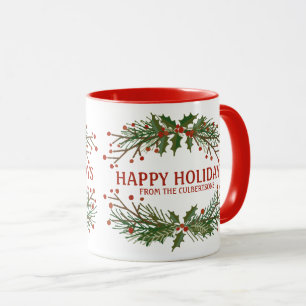 Joyeuses vacances Botanical Mug