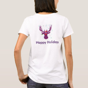 Joyeuses vacances Chemise Reindeer T-Shirt basique