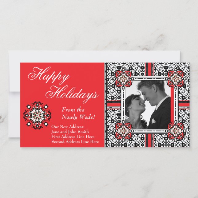 Joyeuses vacances de la carte de Noël des mauvaise (Devant)