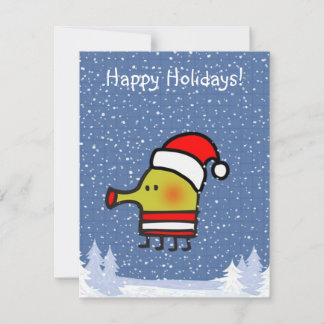 Joyeuses vacances Doodle Jump Carte de voeux