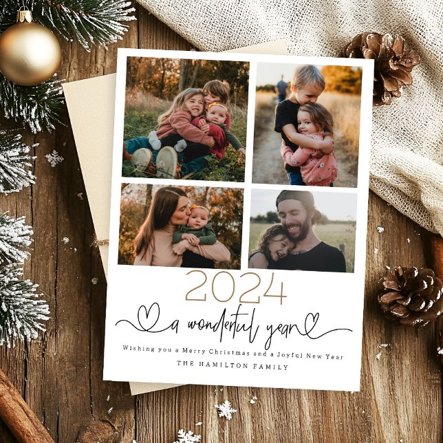 Joyeuses vacances hiver Foliage Carte de vacances (Créateur téléchargé)