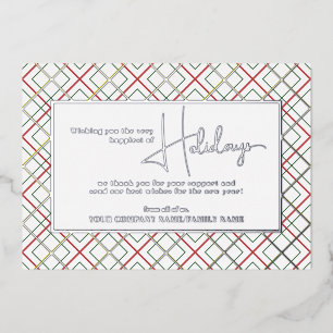 Joyeuses vacances Nouvel An Entreprise Plaid Entre