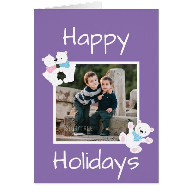 Joyeuses vacances Polar Bear thème (Devant)