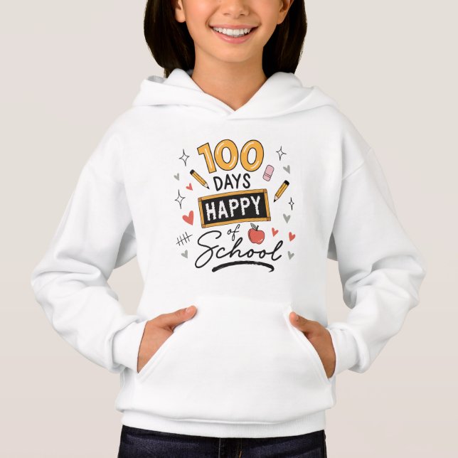 Joyeux 100 Jours d'École Enseignant Maternelle (Devant)