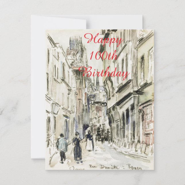 Joyeux 100e anniversaire. (Devant)