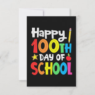 Joyeux 100ème Jour De L'École Professeur Rainbow