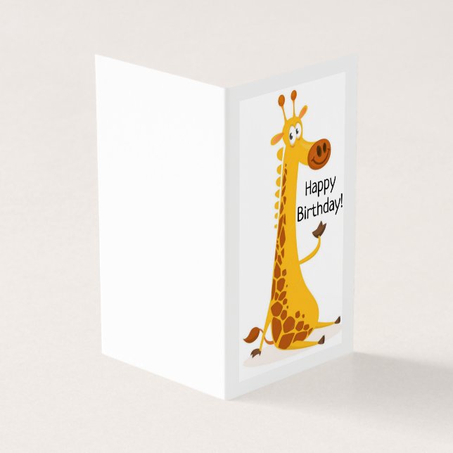 Joyeux 1er anniversaire - Carte pour enfants (Outside)