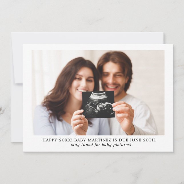 Joyeux 2021 ! Faire-part photo de nouvelle année d (Devant)