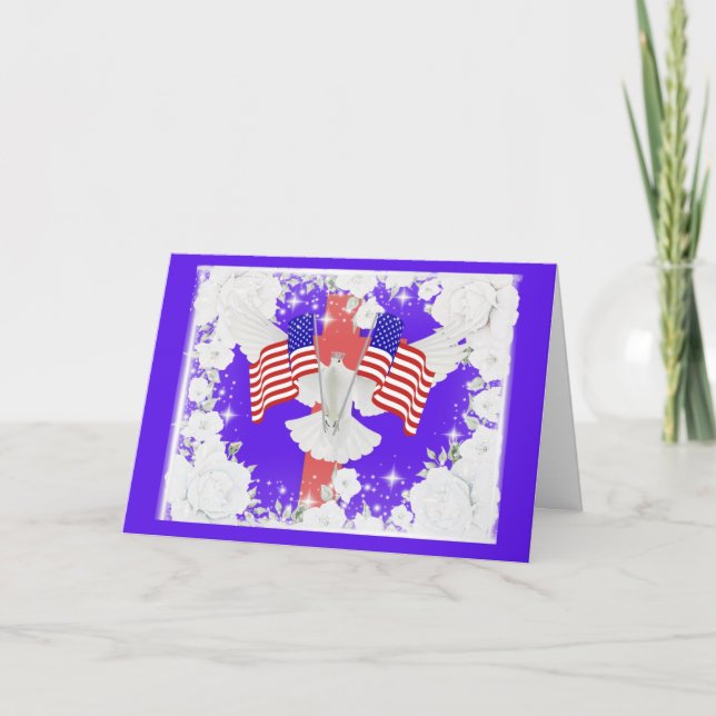 Joyeux 250e Anniversaire Carte Amérique (Devant)