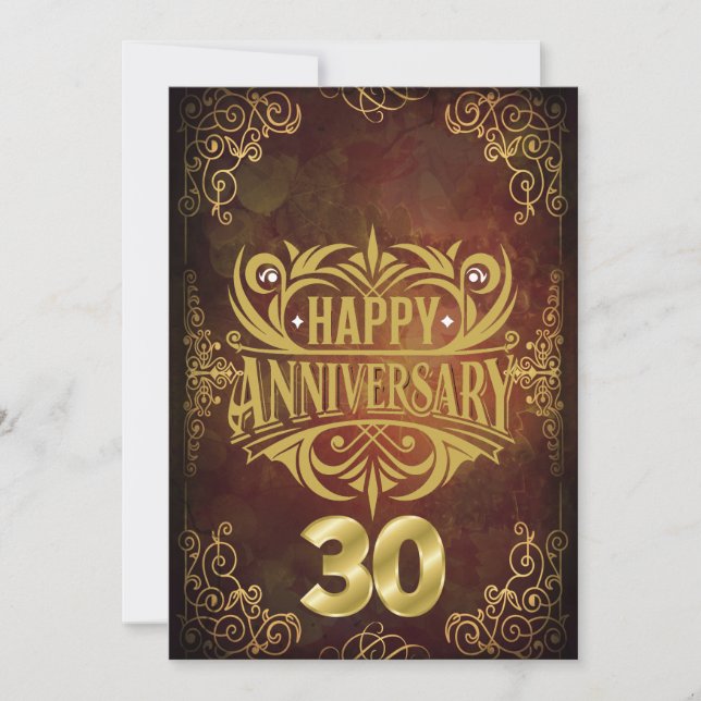Joyeux 30e Anniversaire (Devant)