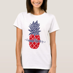 Joyeux 4 juillet ananas Amérique Tee T-shirt