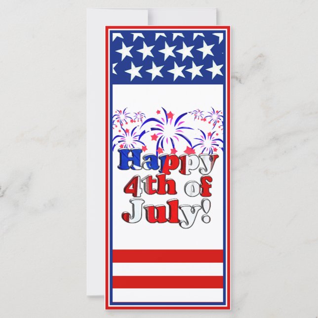 Joyeux 4 juillet avec Fireworks (Devant)