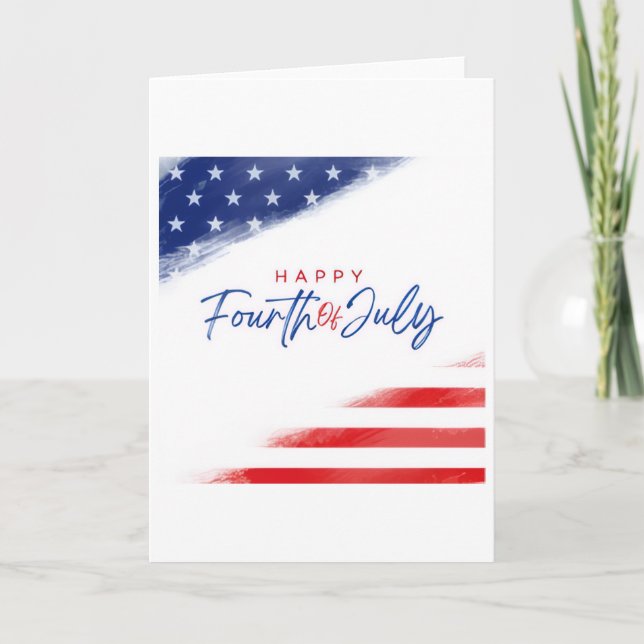 Joyeux 4 juillet ! Carte de vœux (Devant)