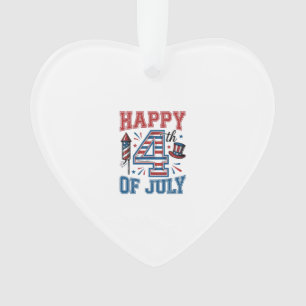Joyeux 4 juillet Design vectoriel patriotique vint