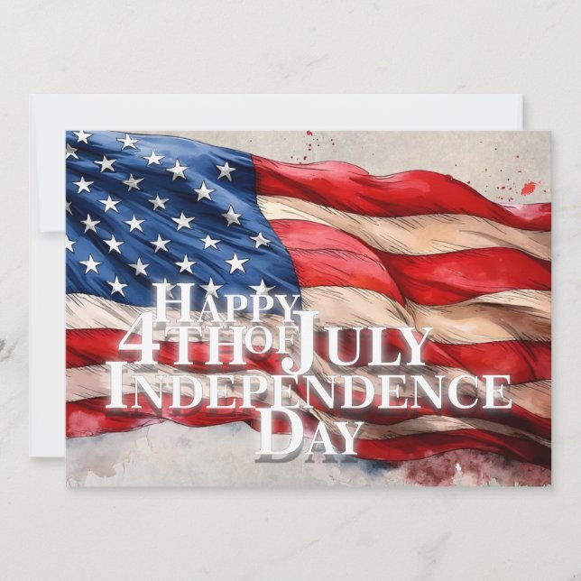 Joyeux 4 juillet - Fête de l'Indépendance (Devant)