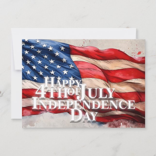 Joyeux 4 juillet - Fête de l'Indépendance (Devant)
