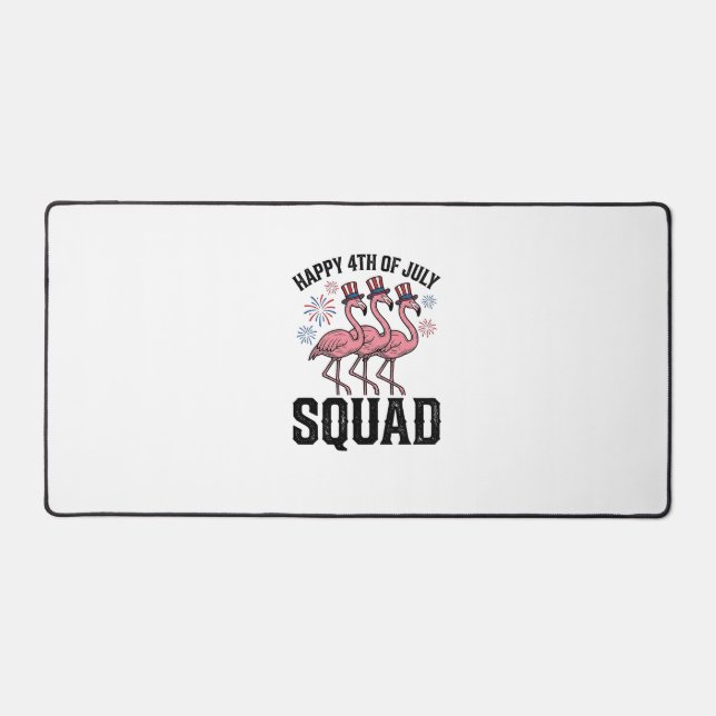 Joyeux 4 juillet Flamingo Squad Vector Design_1 (Recto)